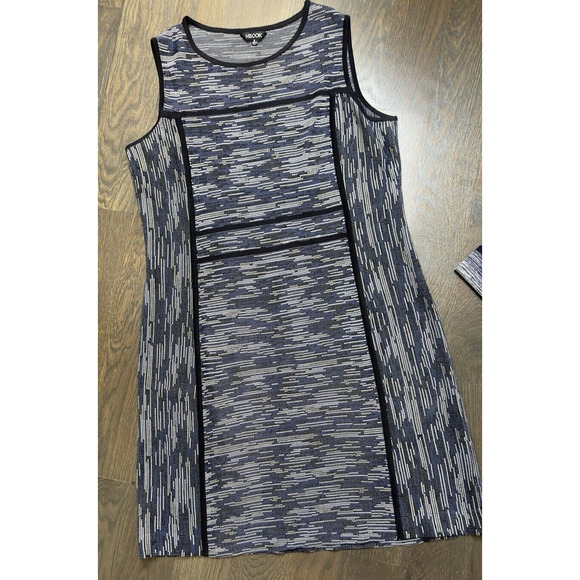 MISOOK 2-Piece Dress +‎ Long Jacket Set Outfit Separates Blue Black sz M - Picture 5 of 10